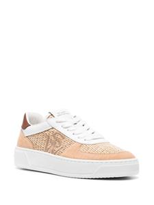 Stuart Weitzman Sw Courtside raffia sneakers - Beige