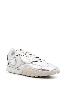 Marine Serre MS Rise laminated sneakers - Zilver