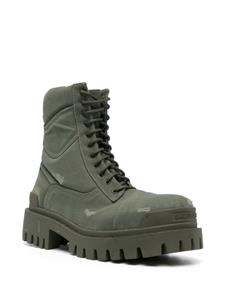 Balenciaga Combat boots met veters - Grijs