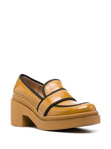 Roberto Festa Percy loafers met blokhak - Geel
