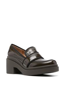 Roberto Festa Percy loafers met blokhak - Groen