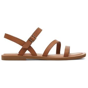 TOMS Kira Leren Heren Sandalen in Tan