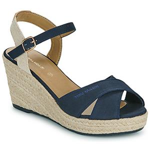 Tom Tailor Wedges met labelstitching