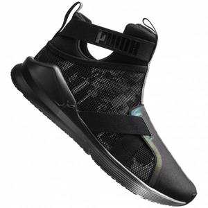Puma Fierce Strap Swan Zwart Textiel Dames Slip On Trainers 189461 01