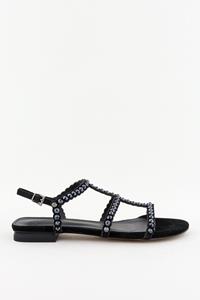 Toral sandalen TL-OPAL ante met studs zwart