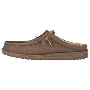 HeyDude  Wally Slip Canvas - Sandalen, bruin