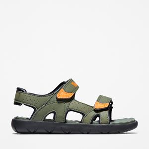 Timberland - Kid's Perkins Row 2-Strap Sandal - Sandalen, olijfgroen