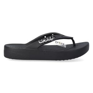 Crocs Slippers Dames Classic Platform Flip Zwart Croslite™