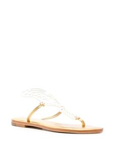 Sophia Webster Talulah butterfly slides - Goud