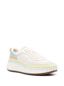 Chloé Nama sneakers met vlakken - Beige