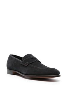 Crockett & Jones Suède loafers - Blauw