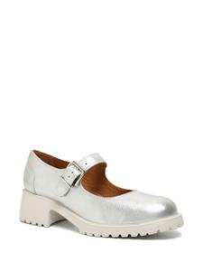 Sarah Chofakian Esmerie leren loafers - Zilver