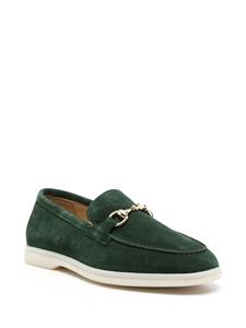 Scarosso Lilia suède loafers - Groen