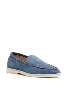 Scarosso Ludovico suède loafers - Blauw