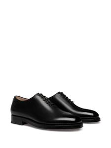 Bally Leren Oxford veterschoenen - Zwart