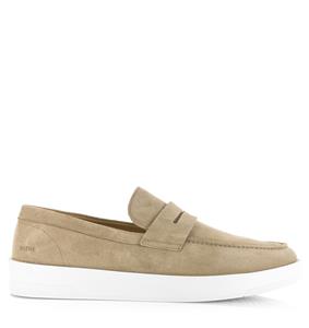 BLACKSTONE Enzo | Mouton suède loafers Beige Suede Loafers Heren