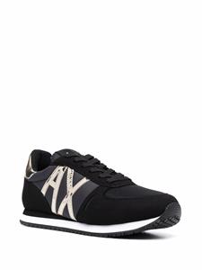 Armani Exchange Sneakers met logoprint - Zwart