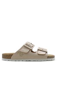 Thies 1856 Damen vegan Sandalen Eco Bio Bedeckt Beige