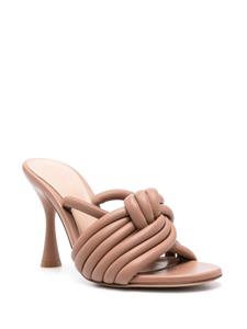Gianvito Rossi Ottavia 95mm leren muiltjes - Beige