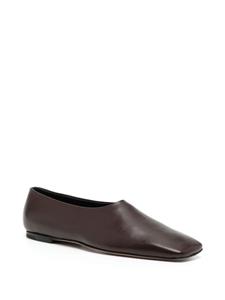 NEOUS Atlas leren pumps met vierkante neus - Bruin