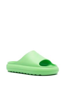 MSGM Slippers met logo-reliëf - Groen