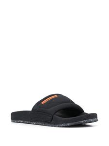 Heron Preston Slippers met logopatch - Zwart