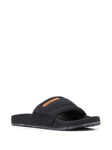 Heron Preston Slippers met logopatch - Zwart