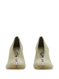 Burberry Baby Zip leren pumps - Groen