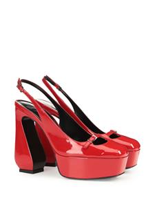 Sergio Rossi Si Rossi slingback pumps - Rood