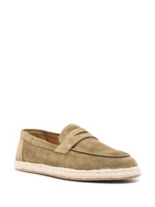 Doucal's Maltuy suède espadrilles - Groen