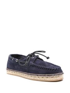 Scarosso Kai suede espadrilles - Blauw