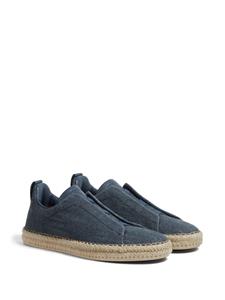 Zegna Triple Stitch espadrilles - Blauw