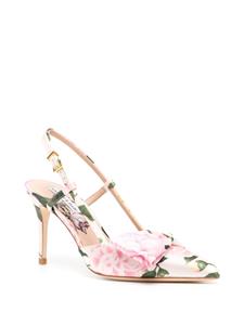 Sachin & Babi Lenox 90 pumps met bloemenprint - Roze