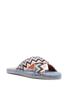 Missoni Espadrilles met zigzag patroon - Zwart