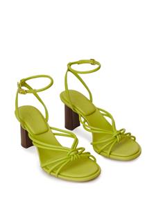 12 STOREEZ Leren sandalen - Groen
