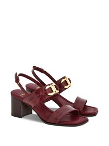 Ferragamo Gancini leren sandalen - Rood