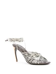 Ferragamo Leren sandalen - Grijs