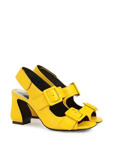 Sergio Rossi SI Rossi 80 suède sandalen - Geel