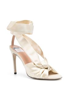 Moschino 105 mm suède sandalen - Beige