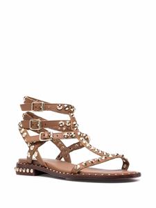 Ash Sandalen verfraaid met rockstud - Bruin