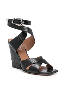 Paris Texas Arizona leren sandalen - Zwart