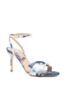 Sachin & Babi Chelsea 90mm sandalen met strik - Blauw