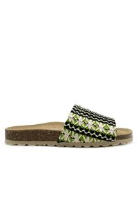 Thies 1856 Damen vegan Slide Eco Boho Pool Grün