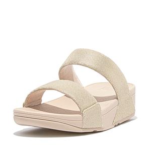 FitFlop Lulu glitz-canvas slides