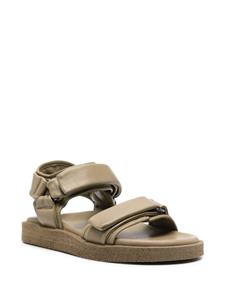 Officine Creative Inner leren sandalen met klittenband - Groen