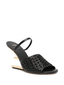 FENDI First leren sandalen - Zwart