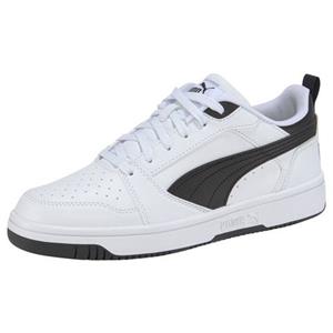PUMA Rebound V6 Lo sneakers, Zwart/Wit, Maat 38,5
