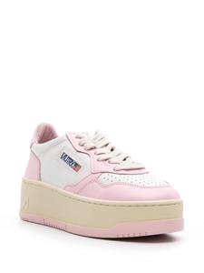 Autry Medalist platform leather sneakers - Wit