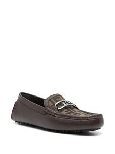 FENDI O'Lock leren loafers - Bruin