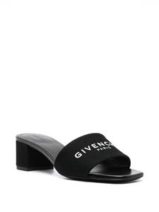 Givenchy Sandalen met logoprint - Zwart